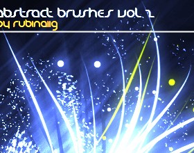 Abstract light Photoshop Brushes