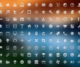 Small fine web icons graphics