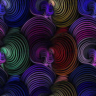 Abstract color patterns vector graphic 04