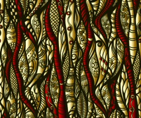 Ancient totem pattern design vector