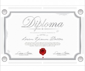 Best Certificate template design vector 03