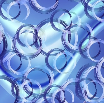 Blue circle with blue background vector