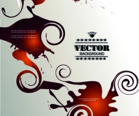 Brilliant dynamic elements vector background 04
