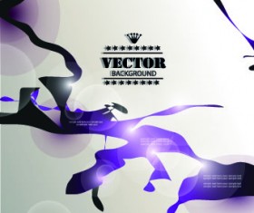 Brilliant dynamic elements vector background 05