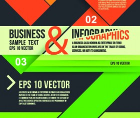 Business infographic brochure cover vector 03