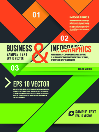 Business infographic brochure cover vector 03