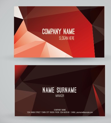 Modern business cards creative vector 02