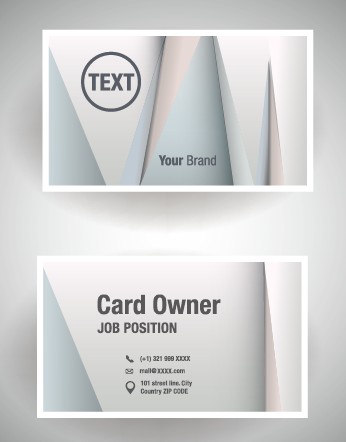 Modern business cards creative vector 04