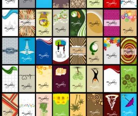 Business cards creative design collection 01