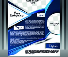 Business style cover design elements vector 01