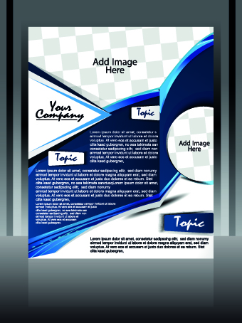 Business style cover design elements vector 01