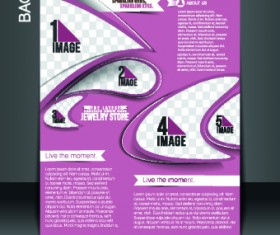 Business style cover design elements vector 05