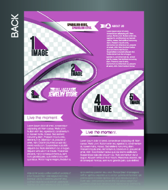 Business style cover design elements vector 05