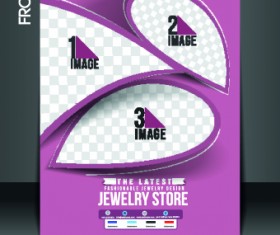 Business style cover design elements vector 06