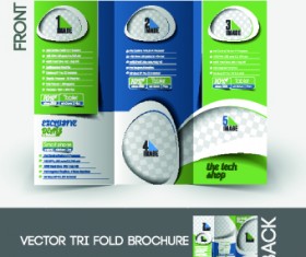 Business flyer and cover brochure design vector 03