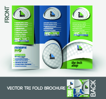 Business flyer and cover brochure design vector 03