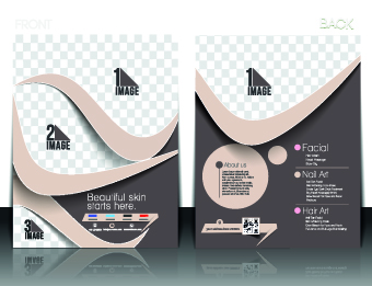 Business flyer and cover brochure design vector 04