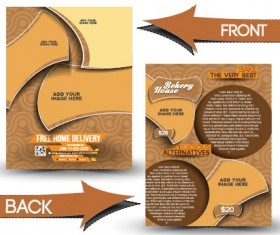 Business flyer and cover brochure design vector 07