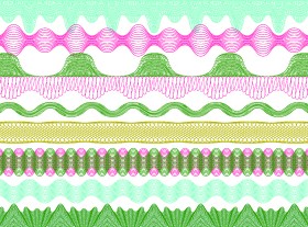 Creative certificate border design vector 03