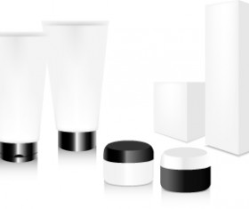 Cosmetics sunblock lotions design elements vector 05