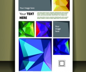 Cover brochure design vector set 04