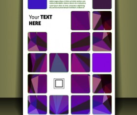 Cover brochure design vector set 05