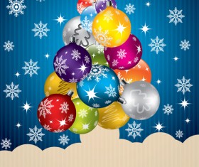 Creative Christmas tree Xmas background vector 03