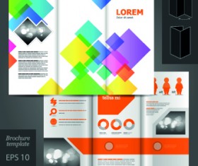 Creative business brochure and booklet design vector 01