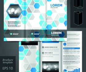 Creative business brochure and booklet design vector 02
