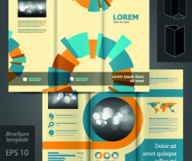 Creative business brochure and booklet design vector 04