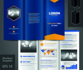 Creative business brochure and booklet design vector 05