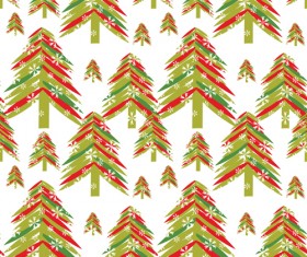 Cute Christmas seamless pattern vector 17