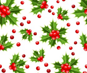 Cute Christmas seamless pattern vector 19