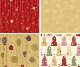 Cute Christmas seamless pattern vector 20
