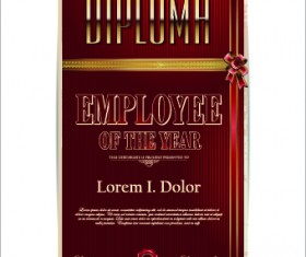 Diploma creative design vector 01