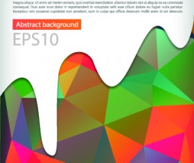 Abstract dripping paint background vector 02