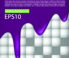 Abstract dripping paint background vector 03