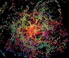 Earth internet colored abstract background vector 01