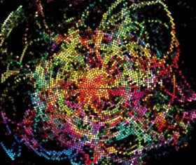 Earth internet colored abstract background vector 04