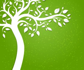 Eco natural style tree backgrounds vector 01
