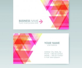 Elegant business cards vectors illustration set 01