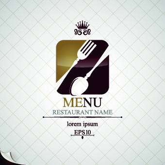 Elegant restaurant menu design vector 01