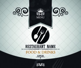 Elegant restaurant menu design vector 02