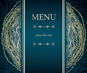 Floral decorative pattern vintage background vector 03