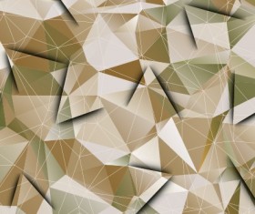 Geometry shapes 3d background vector set 01