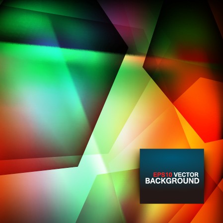 Geometry shapes 3d background vector set 04