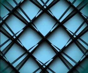 Geometry shapes 3d background vector set 05