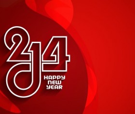 Happy New Year 2014 background creative design 03