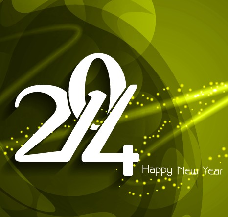 Happy New Year 2014 background creative design 04