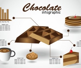 Creative food infographics elements vector 02